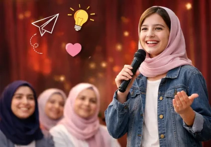 کلاس فن بیان و سخنرانی برای نوجوانان دختر در دبیرستان سما | تقویت اعتماد به نفس و مهارت ارائه